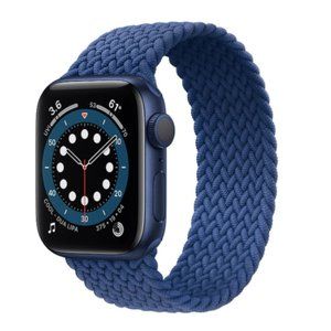 NEW BLUE Braided Solo Loop For Apple Watch